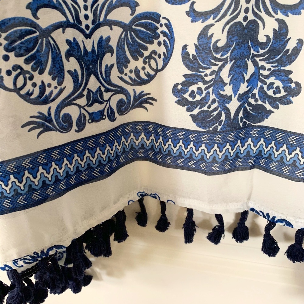 Blue and White Kimono